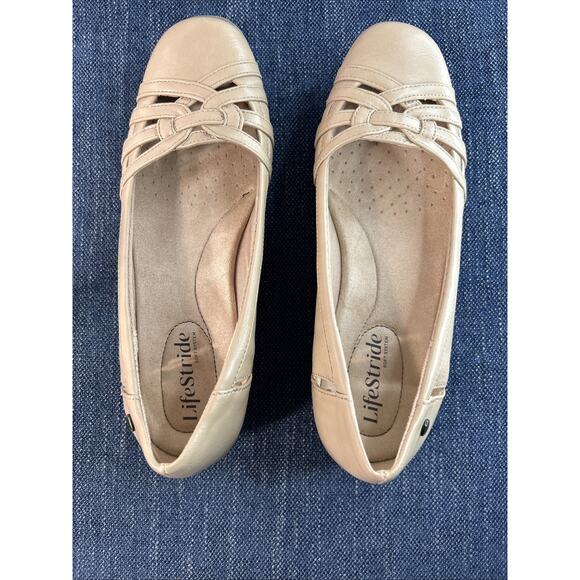 LifeStride Women's Diverse Flats Soft System Tender Taupe Size 8m Round Toe - Picture 7 of 10